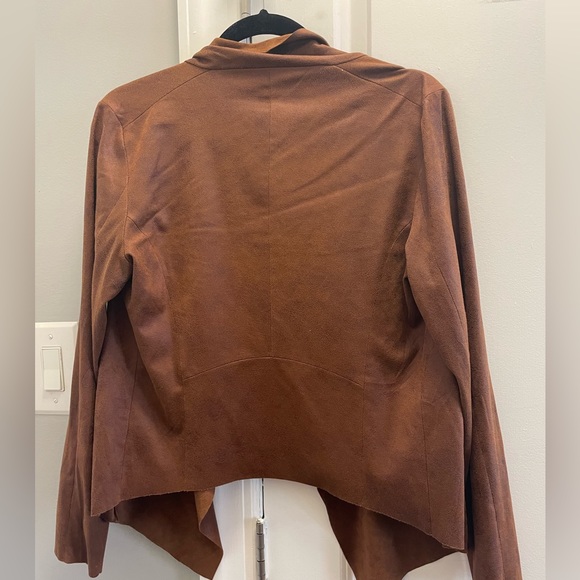 Worthington Faux Leather Shall / Cardigan - Picture 4 of 5